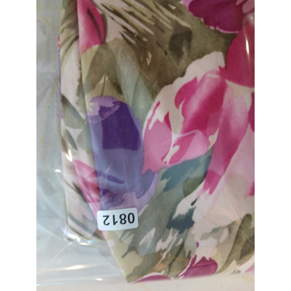 Vtg Ann Taylor Floral Silk Blend Dress Size 4 Scoop Neck Knee Length Cottagecore - Picture 11 of 11
